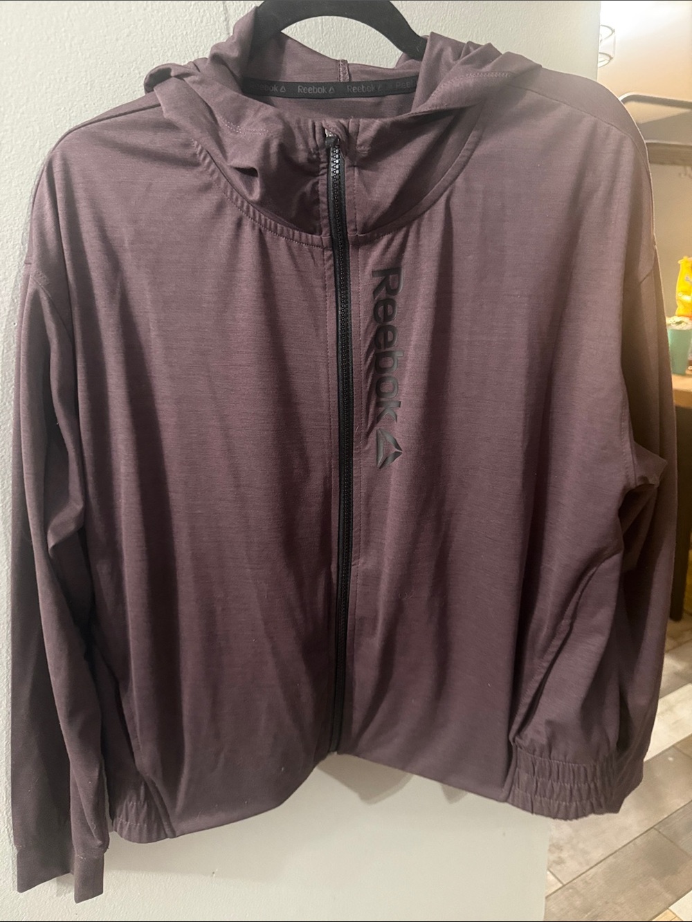 Reebok Hooded Zip Jacket - Plum and pants it’s a set